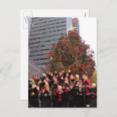 ニューヨーククリスマス シーズンポストカード (正面/裏面)