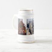 ニューヨーククリスマス ビールジョッキ (正面左)