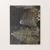 ニューヨーククリスマスNYCロックフェラーセンターツリー ジグソーパズル (縦)