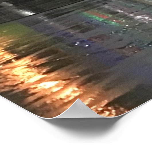 ニューヨーククリスマスNYCロックフェラーセンターツリー ポスター (角)