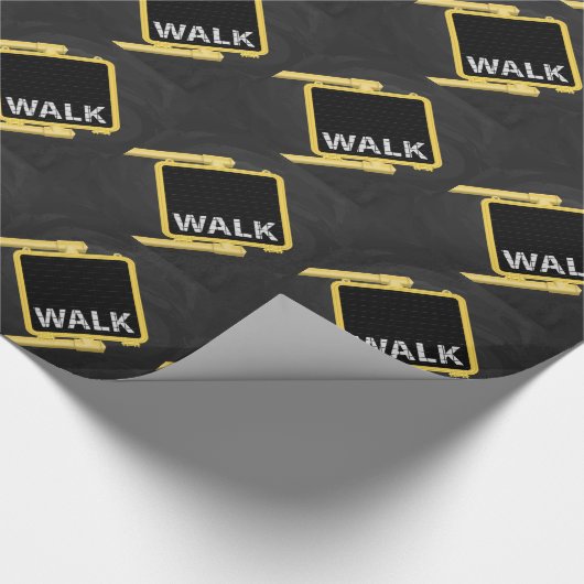ニューヨーククロスウォークサインウォーク ラッピングペーパー (角)