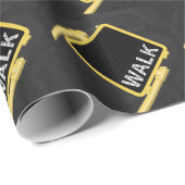 ニューヨーククロスウォークサインウォーク ラッピングペーパー (ロールコーナー)