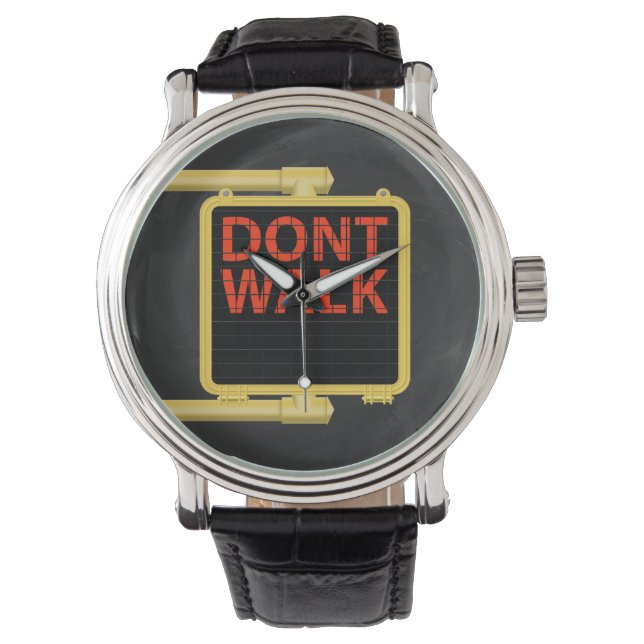 ニューヨーククロスウォークサインウォーク 腕時計 (正面)