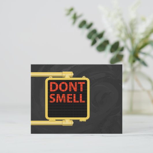 ニューヨーククロスウォークサインオイ ポストカード (スタンド正面)