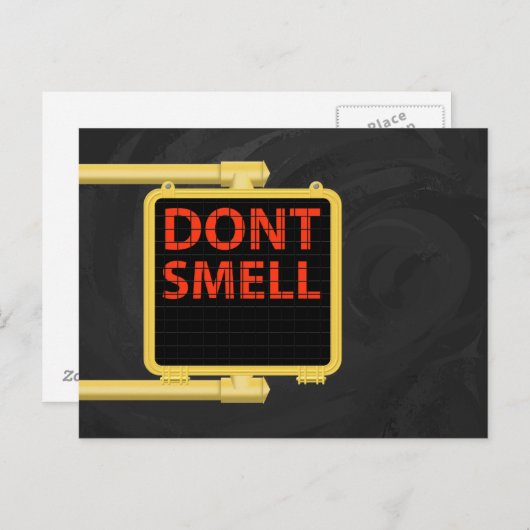 ニューヨーククロスウォークサインオイ ポストカード (正面/裏面)