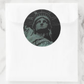 ニューヨーククールステッカーNew York Souvenirステッカー ラウンドシール (バッグ)