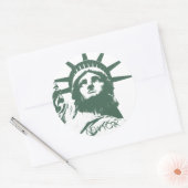 ニューヨーククールステッカーNew York Souvenirステッカー ラウンドシール (封筒)