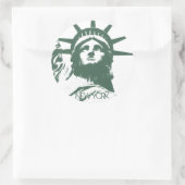 ニューヨーククールステッカーNew York Souvenirステッカー ラウンドシール (バッグ)