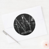 ニューヨーククールステッカーNew York Souvenirステッカー ラウンドシール (封筒)