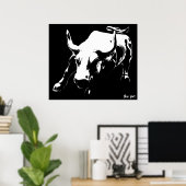 ニューヨーククールポスターNew York Bull Souvenir Poster ポスター (ホームオフィス)