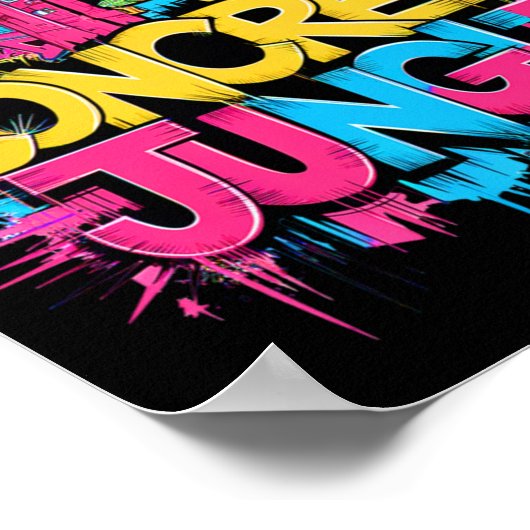 ニューヨークコンクリートジャングル ポスター (角)