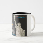 ニューヨークコーヒーマグ ツートーンマグカップ (正面右)