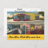 ニューヨークサイドショーバー&レストラン ポストカード (正面/裏面)