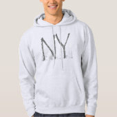 ニューヨークサミナリーユニセックスフード付きスウェットシャツNYシャツサミナリー パーカ (正面)