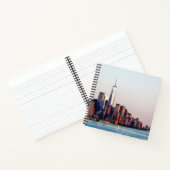 ニューヨークサンセットスカイラインビューオブワールドトレードセンター ノートブック (内部)