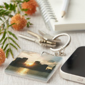 ニューヨークサンセット キーホルダー (正面右)