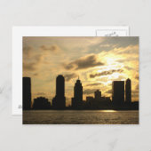 ニューヨークサンセット ポストカード (正面/裏面)