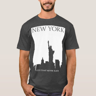 ニューヨークザシティー決して眠らない Tシャツ