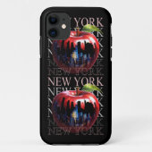 ニューヨークザビッグアップルフルーツシルエットシティ Case-Mate iPhoneケース (裏面)
