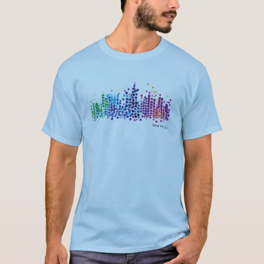 ニューヨークシティおもしろいシャツ Tシャツ (正面)