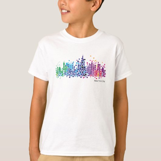 ニューヨークシティおもしろいシャツ Tシャツ (正面)