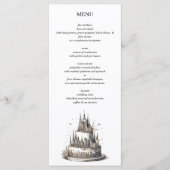 ニューヨークシティのウェディングケーキ メニュー (正面)
