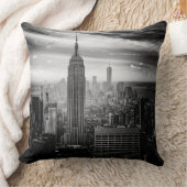 ニューヨークシティのエンパイア・ステート・ビルディング クッション (ブランケット)