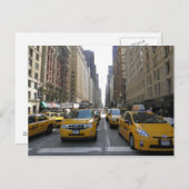 ニューヨークシティのキャブズ ポストカード (正面/裏面)