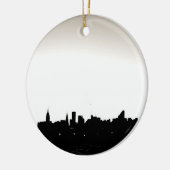 ニューヨークシティのクリスマスのオーナメント セラミックオーナメント (左)
