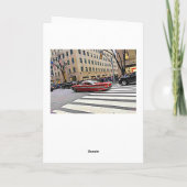 ニューヨークシティのクリスマスカードのサンタ シーズンカード (裏面)