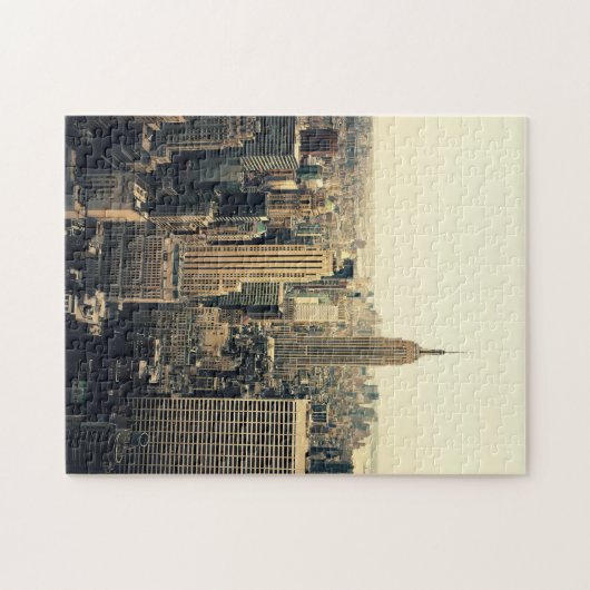 ニューヨークシティのスカイラインのパズル-クラシック ジグソーパズル (横)