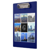 ニューヨークシティのスカイライン8のイメージの写真のコラージュ クリップボード (左)