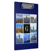 ニューヨークシティのスカイライン8のイメージの写真のコラージュ クリップボード (右)