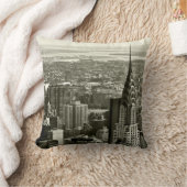 ニューヨークシティのスカイライン クッション (ブランケット)