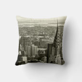 ニューヨークシティのスカイライン クッション (裏面)