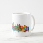 ニューヨークシティのスカイライン コーヒーマグカップ (正面右)