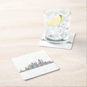 ニューヨークシティのスカイライン スクエアペーパーコースター (インサイチュ)