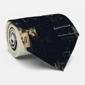 ニューヨークシティのスカイライン ネクタイ (ロール)