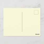 ニューヨークシティのスカイライン ポストカード (裏面)