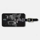 ニューヨークシティのスカイライン ラゲッジタグ (正面横)