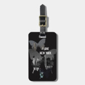 ニューヨークシティのスカイライン ラゲッジタグ (正面縦)
