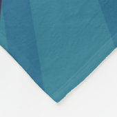 ニューヨークシティのスカイライン|青い3D フリースブランケット (角)