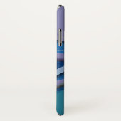 ニューヨークシティのスカイライン|青い3D Case-Mate iPhoneケース (裏面/右)