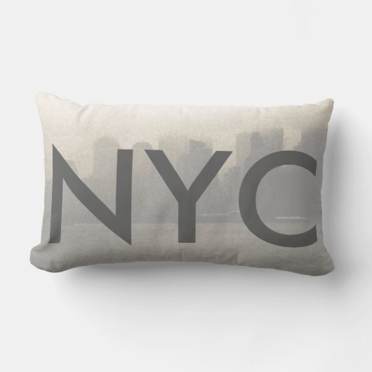 ニューヨークシティのスカイラインNYC CricketDiane旅行 ランバークッション (正面)