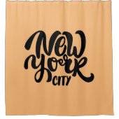 ニューヨークシティのスタイル シャワーカーテン (正面)