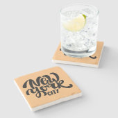 ニューヨークシティのスタイル ストーンコースター (横)