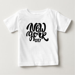 ニューヨークシティのスタイル ベビーTシャツ