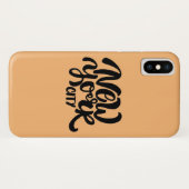 ニューヨークシティのスタイル Case-Mate iPhoneケース (裏面(横))