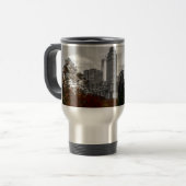 ニューヨークシティのセントラル・パークからの眺め トラベルマグ (正面左)