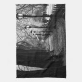 ニューヨークシティのセントラル・パーク キッチンタオル (縦)